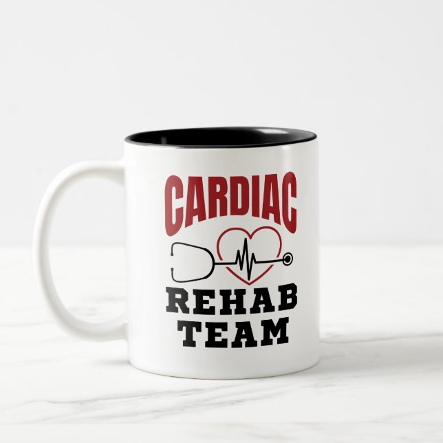 Tasse 2 Couleurs Équipe de réadaptation cardiaque Cardiologue Infir (Gauche)