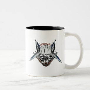 Tasse 2 Couleurs Équipe de suicide   Boomerang Poist Tattoo Art