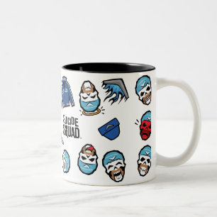 Tasse 2 Couleurs Équipe de suicide   Capitaine Boomerang Emoji Moti