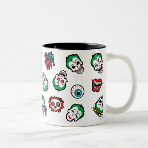 Tasse 2 Couleurs Équipe de suicide   Joker Emoji Motif
