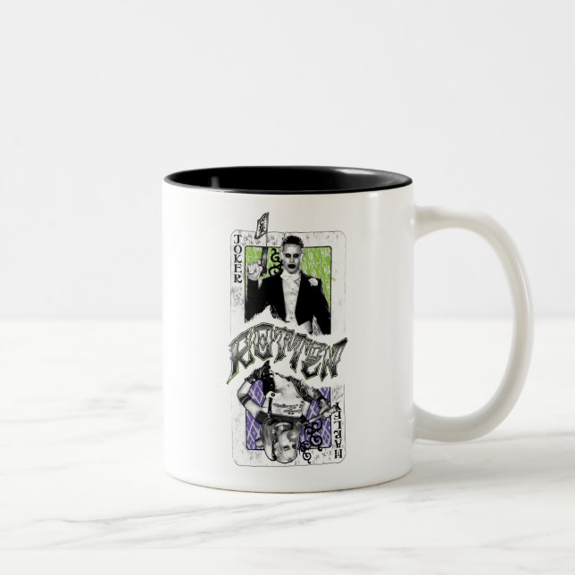 Tasse 2 Couleurs Équipe de suicide | Joker & Harley Rotten (Droit)