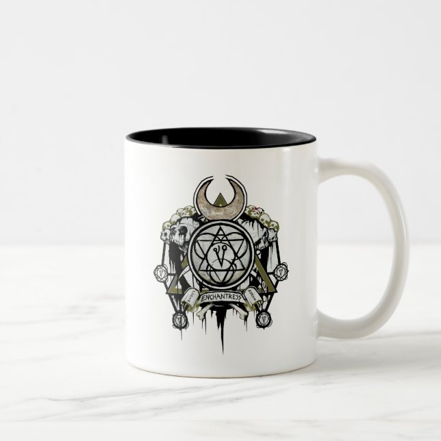 Tasse 2 Couleurs Équipe de suicide | Symboles d'enchantement Tattoo (Droit)