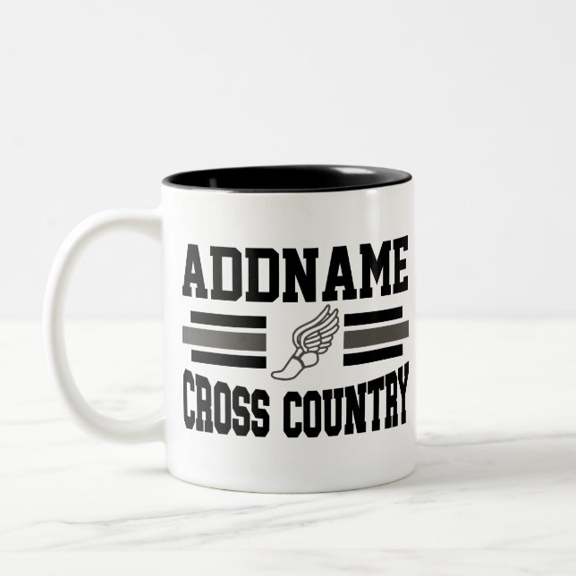 Tasse 2 Couleurs Équipe d'exécution de l'AJOUT personnalisée pour l (Gauche)