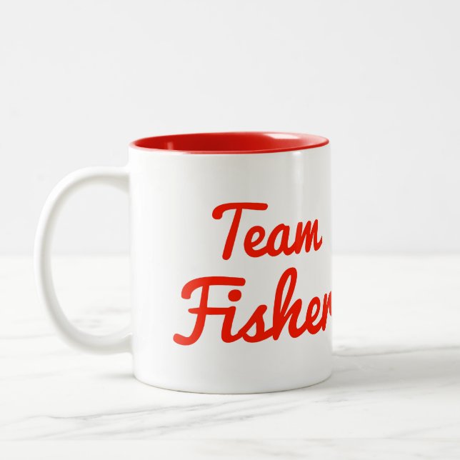 Tasse 2 Couleurs Équipe Fisher (Gauche)