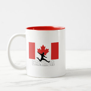 Tasse 2 Couleurs Équipe nationale de football du Canada