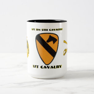 Tasse 2 Couleurs ęr CAVALERIE de la 5ème CAVALERIE de BATAILLON l
