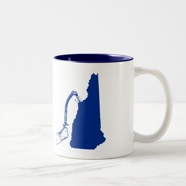 Tasse 2 Couleurs Escalade de glace au New Hampshire (Droit)