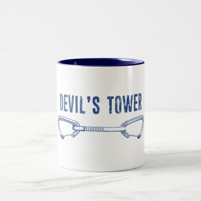 Tasse 2 Couleurs Escalade tour Devil Quickdraw (Centre)