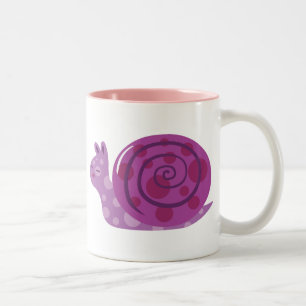 Tasse 2 Couleurs Escargot tacheté pourpre