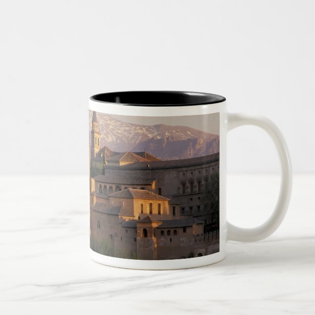 Tasse 2 Couleurs Espagne, Grenade, Andalousie, Alhambra, (Droit)