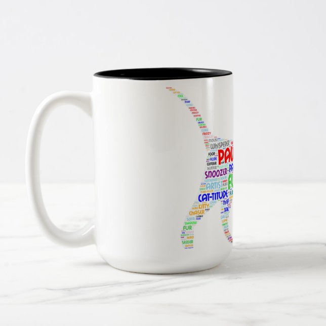 Tasse 2 Couleurs Esprit du chat (Gauche)