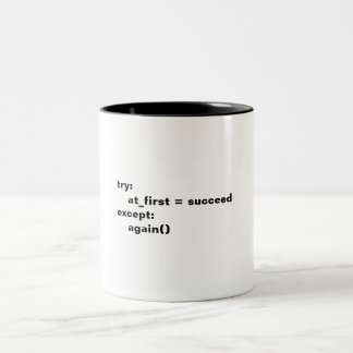 Tasse 2 Couleurs Essai encore