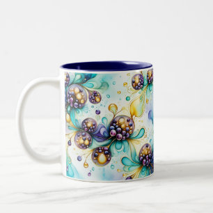 Tasse 2 Couleurs Essence du bleuet