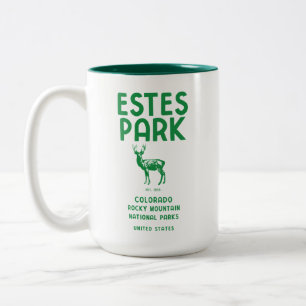Tasse 2 Couleurs Estes Park Colorado Parc national Elk