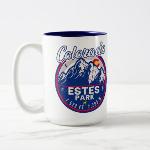 Tasse 2 Couleurs Estes Park Colorado Souvenirs - Camping randonnée