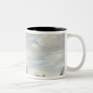 Tasse 2 Couleurs Estuaire de rivière avec un château