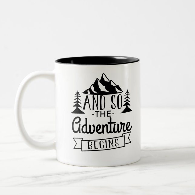 Tasse 2 Couleurs Et Donc L'Aventure Commence (Gauche)