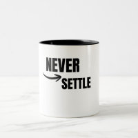 État d'esprit de réussite motivationnelle Ne jamai