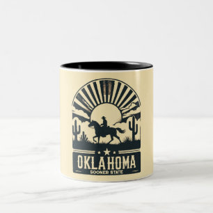 Tasse 2 Couleurs État d'Oklahoma Sooner
