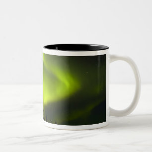 Tasse 2 Couleurs États-Unis, Alaska, Chena Hot Springs. Aurora Bore