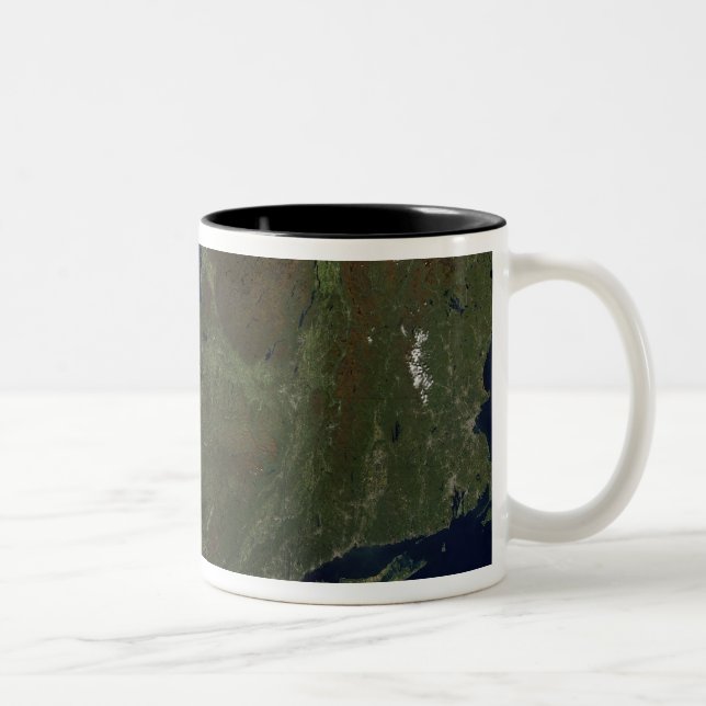 Tasse 2 Couleurs États-Unis du nord-est (Droit)