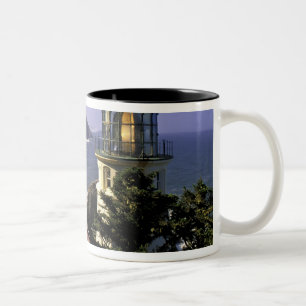 Tasse 2 Couleurs États-Unis, Oregon, Florence. Phare de Heceta Head