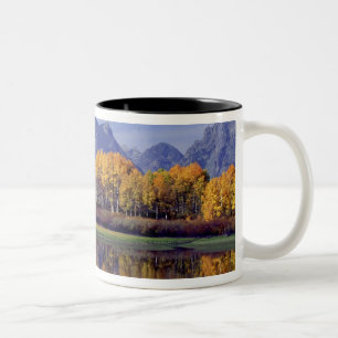 Tasse 2 Couleurs États-Unis, Wyoming, Grand Teton National Park. Mt