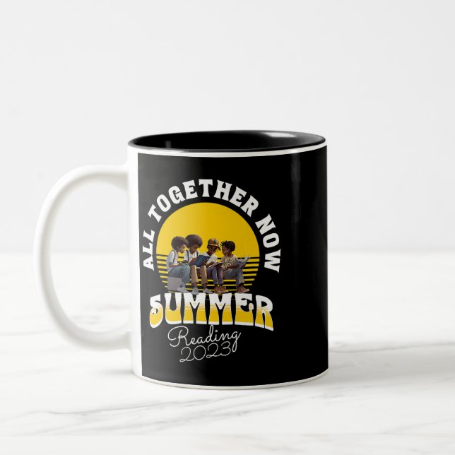 Tasse 2 Couleurs Été Lire Tout Ensemble Maintenant Enseignants Étud (Gauche)