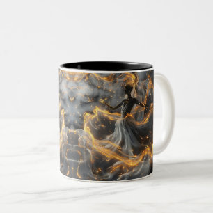 Tasse 2 Couleurs Ethereal Dance Of Light, Enchanting Art, Gift for 