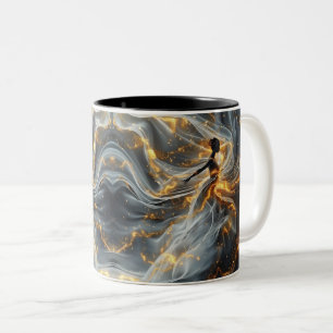 Tasse 2 Couleurs Ethereal Dance Of Light, Enchanting Art, Gift for 