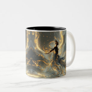 Tasse 2 Couleurs Ethereal Dance Of Light, Enchanting Art, Gift for 