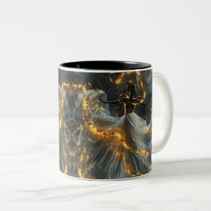 Tasse 2 Couleurs Ethereal Dance Of Light, Enchanting Art, Gift for 