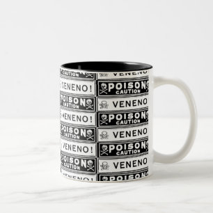 Tasse 2 Couleurs Étiquettes vintages