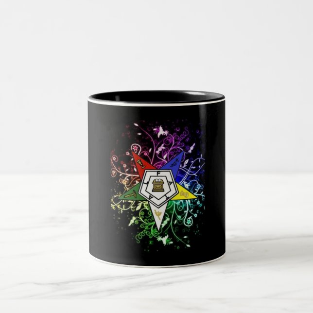 Tasse 2 Couleurs Étoile orientale (Centre)