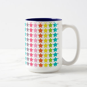 Tasse 2 Couleurs Etoiles arc-en-ciel