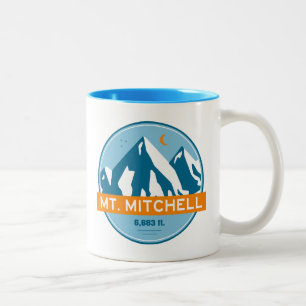 Tasse 2 Couleurs Étoiles du mont Mitchell en Caroline du Nord