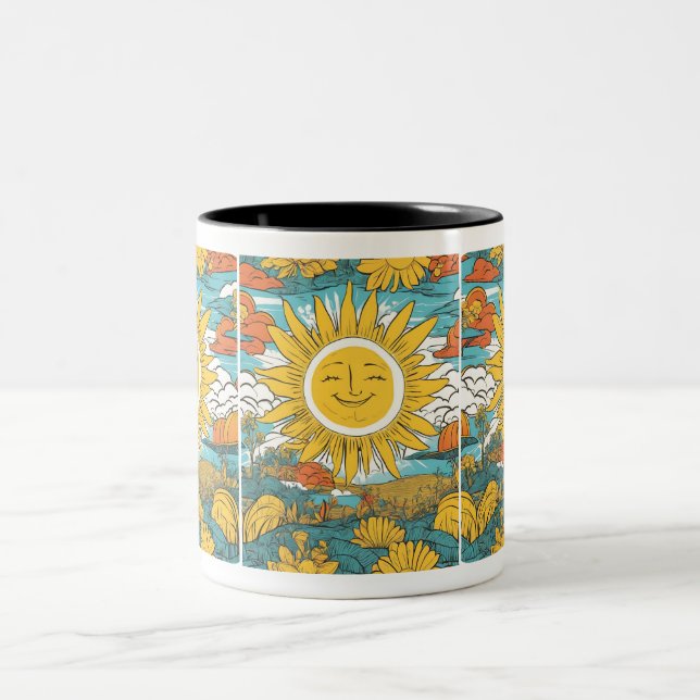 Tasse 2 Couleurs Être optimiste (Centre)