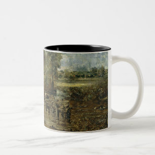 Tasse 2 Couleurs Étude complète de John Constable pour 'le foin