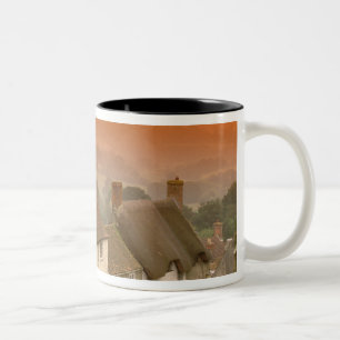 Tasse 2 Couleurs Europe, Angleterre, Dorset, Shaftesbury. Colline d