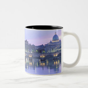 Tasse 2 Couleurs Europe, Italie, Rome, Le Vatican. St-Pierre &