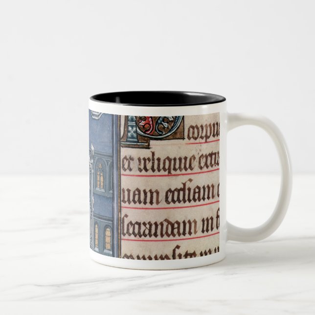 Tasse 2 Couleurs Évêque Consecrating une église (Droit)