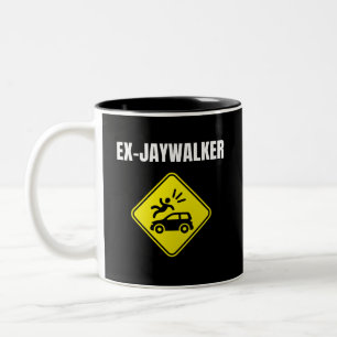 Tasse 2 Couleurs Ex Jaywalker - Alcoolique Propre Et Sobre