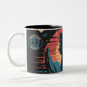 Tasse 2 Couleurs Excusez-moi pendant que je voyage à travers le mon