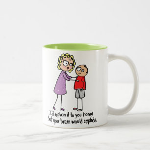 Tasse 2 Couleurs Exploser le cerveau