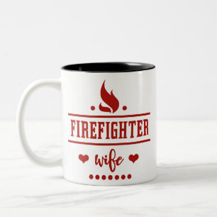 Tasse 2 Couleurs F7   Femme pompière
