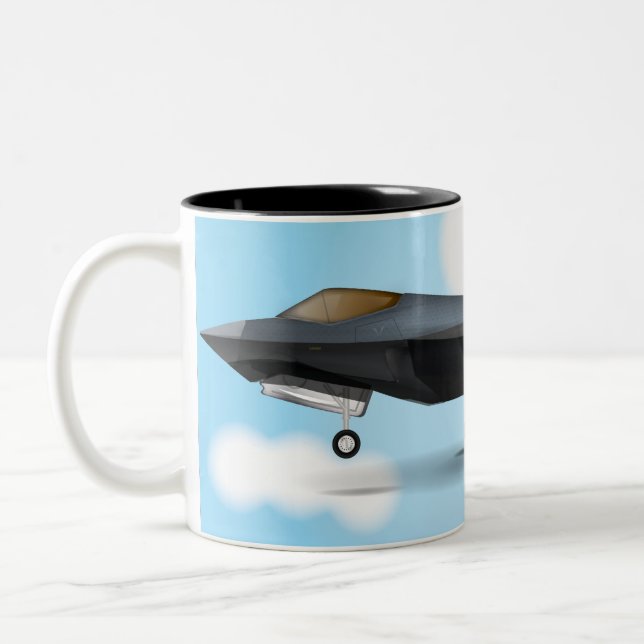TASSE 2 COULEURS F-22 (Gauche)