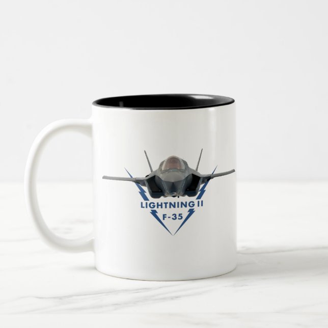 Tasse 2 Couleurs F-35 Éclair II (Gauche)