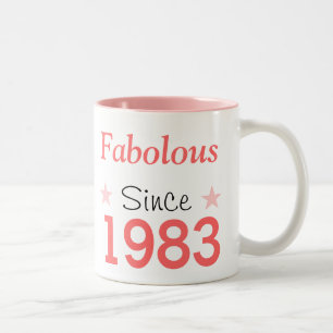 Tasse 2 Couleurs Fabulous Since 1983