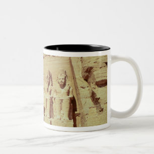 Tasse 2 Couleurs Façade du temple de Ramesses II