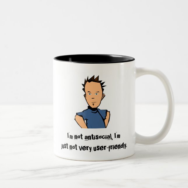 Tasse 2 Couleurs Facile à utiliser (Droit)